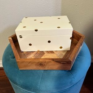 Kate Spade Gold Dots Jewelry Organizer